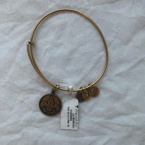 Brand New Alex and Ani - fleur-de-lis bracelet